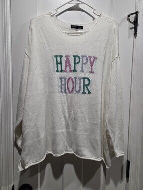 Happy Hour Sweater 2x From Adrienne Vittadini